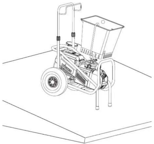 WAGNER SuperFinish 33 Pro - INSTALLAZIONE SU UN TERRENO NON PIANO - 1