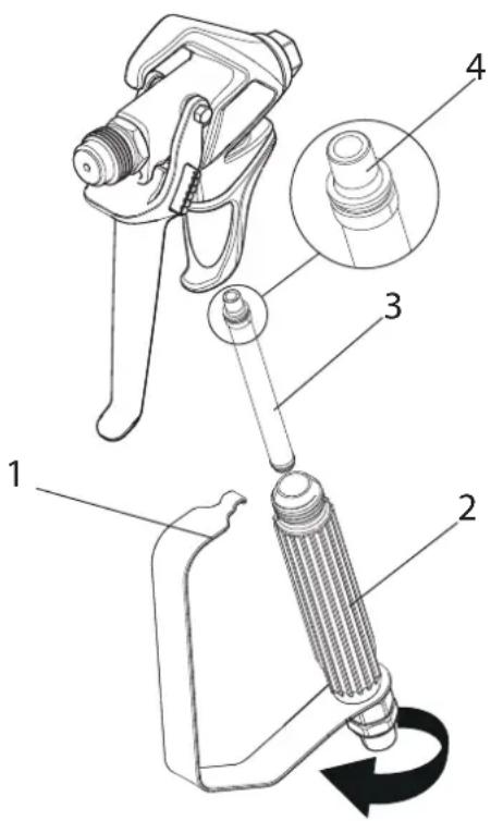 WAGNER SuperFinish 33 Pro - CLEANING THE AIRLESS SPRAY GUN - 1