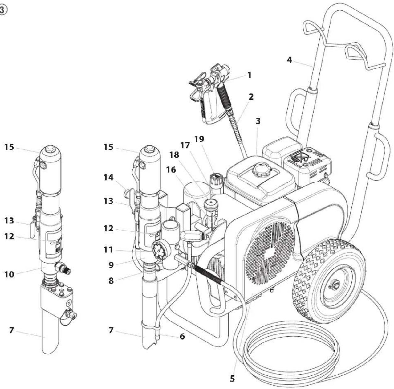 WAGNER HeavyCoat 970 G SSP - Illustration of gasoline HC units - 1
