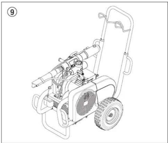 WAGNER HeavyCoat 970 G SSP - Transport position (fig. 9) - 1