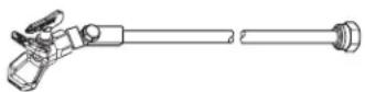 WAGNER HeavyCoat 970 G SSP - Tip extension with slewable knee joint (without tip) - 1