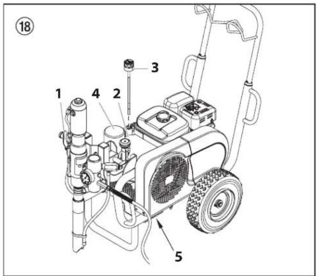WAGNER HeavyCoat 970 G SSP - Vidange d'huile et changement du filtre de la pompe hydraulique - 5