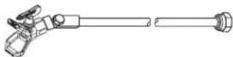 WAGNER HeavyCoat 970 G SSP - Prolunga per ugelli con giunto a ginocchiera orientabile (senza ugello) - 1