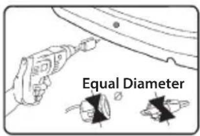 BLAUPUNKT RVC 4.4 A - Installation Guide For Flush-Mount Camera - 1
