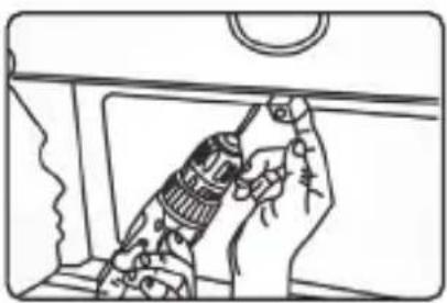 BLAUPUNKT RVC 4.1 KH - Instructions d'installation de la camera fixée sur un support - 4