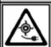 ATIKA BH 1400 N - Symbols on the machine - 10