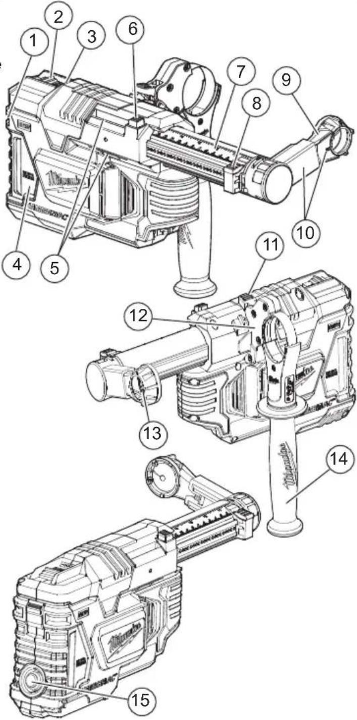 MILWAUKEE M12 HammerVac 230622 - DESCRIPTION FONCTIONNELLE - 1