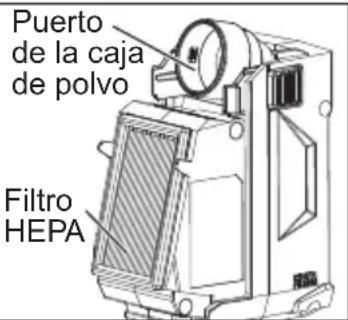 MILWAUKEE M12 HammerVac 250922 - Cómo instalar y extraer el recipiente para el polvo y filtro HEPA - 2