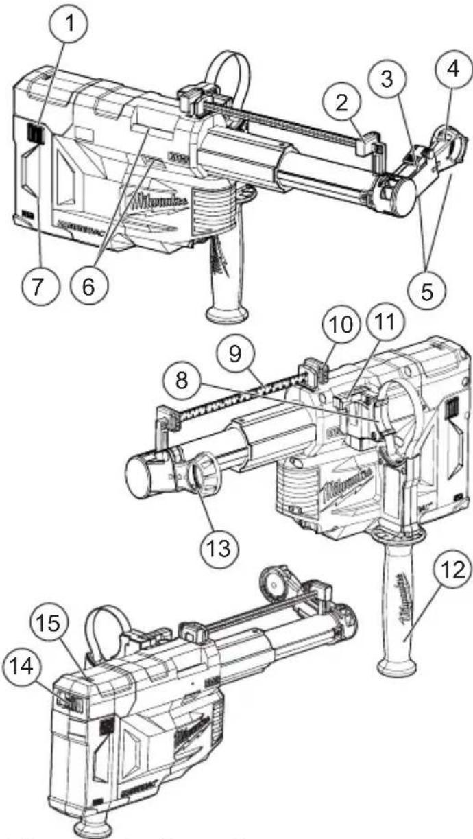 MILWAUKEE M12 HammerVac 250922 - SPECIFICATIONS - 1