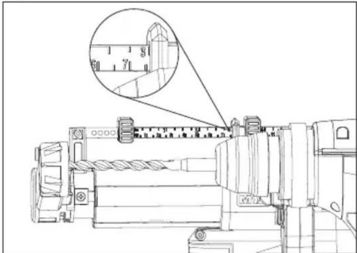 MILWAUKEE M12 HammerVac 250922 - Régler la profondeur de perçage - 1