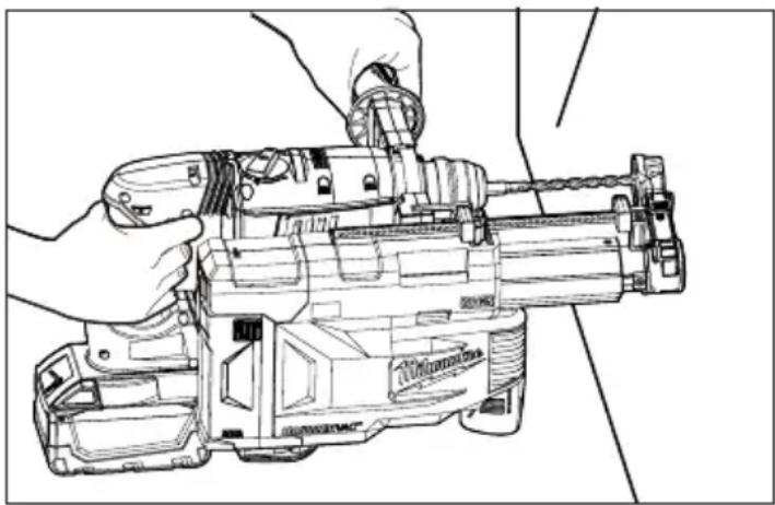 MILWAUKEE M12 HammerVac 250922 - Operación correcta - 1
