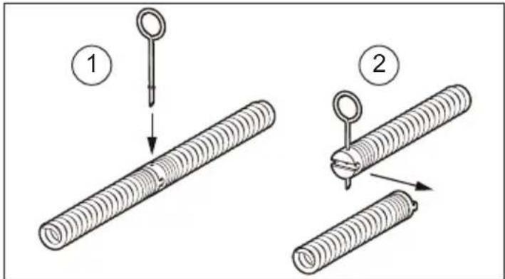 MILWAUKEE M18 Fuel 2818B21 - Connecting/Disconnecting Sectional Cables - 2