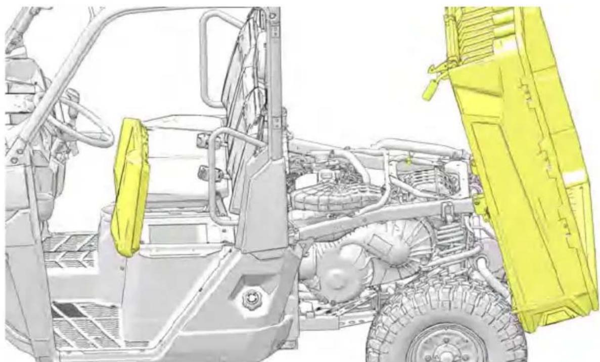 POLARIS Pro XD 2000D AWD (2021) - INSPECTION DES FUITES DE CARBURANT - 1