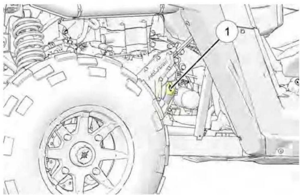 POLARIS RZR 570 EPS (2021) - VÉRIFICATION DE L'HUILE - 1