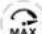 ELICA Mezzano EMZ636S3 - Button MAX on with steady light: - 1
