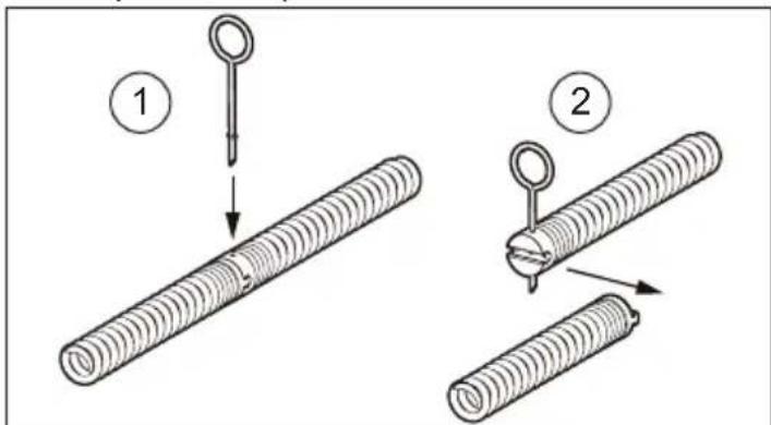 MILWAUKEE M18 Fuel 2818A21 - Branchement / débranchement de cables sectionnels - 2