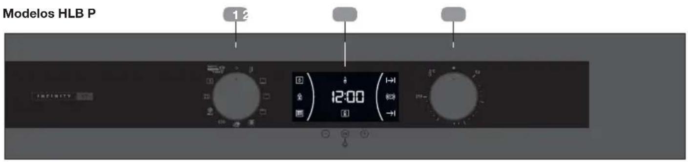 TEKA HLB 85G1 P - Painel de controlo frontal - 1