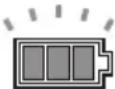 MAKITA UB002C - Indicação da capacidade restante da bateria - 1