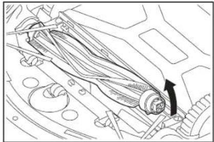 MAKITA DRC300 - Caring for and replacing the main brush - 4