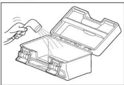 MAKITA DRC300 - Mantenimiento y sustitución de la caja de polvo y del filtró - 5