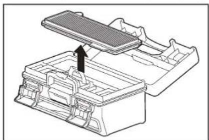 MAKITA DRC300 - Toz kutusunun ve filtrenin bakimi ve degistirilmesi - 2
