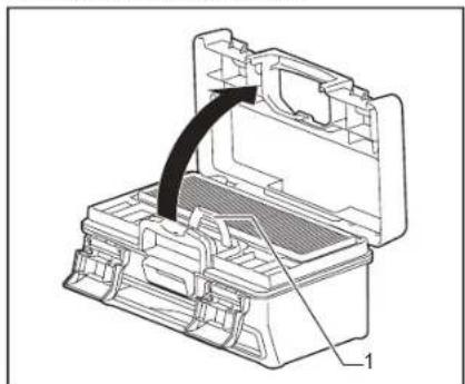 MAKITA DRC300 - Vedligeholdelse og udskiftning af stovkassen og filteret - 1
