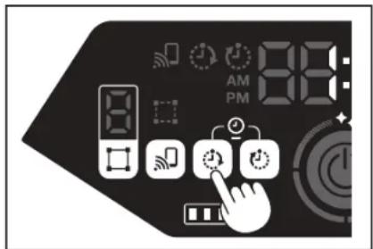 MAKITA DRC300 - Impostazione del timer di accensione - 1