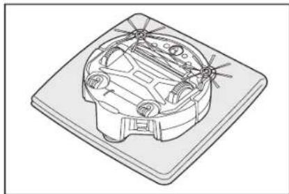 MAKITA DRC300 - Forholdssregler der skal tages ved pleje af undersiden af robotstovsugeren - 1