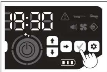 MAKITA DRC300 - Setting the OFF timer - 2