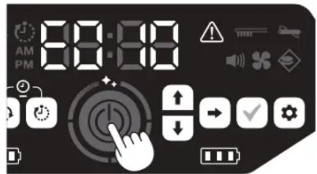 MAKITA DRC300 - Canceling a notification and error indication - 1