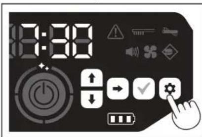 MAKITA DRC300 - Configuración del ajuste de sonido - 1