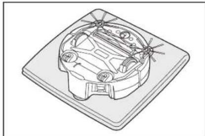MAKITA DRC300 - Precauzioni da adottare per la cura della parte inferiore del robot aspirapolvere - 1