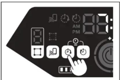 MAKITA DRC300 - Uso del temporizador de encendido - 1