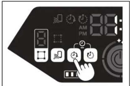 MAKITA DRC300 - Setting the ON timer - 1