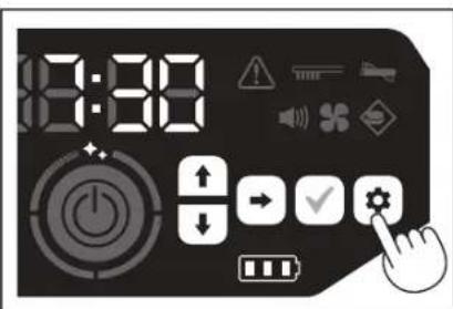 MAKITA DRC300 - De vacuumventilator in-/uitschakelen - 1