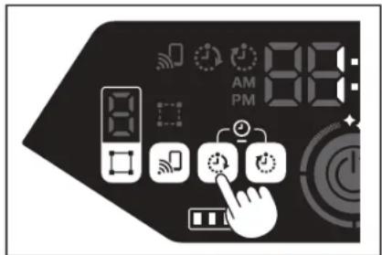 MAKITA DRC300 - Configuración del temporizador de encendido - 1