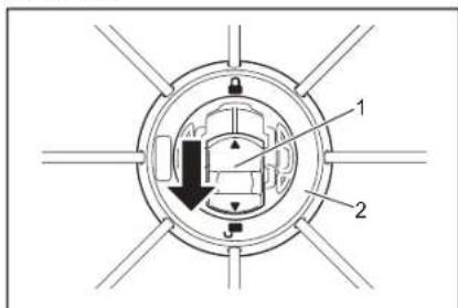 MAKITA DRC300 - Pflegen und Austauschen der seitlichen Bürsten - 1