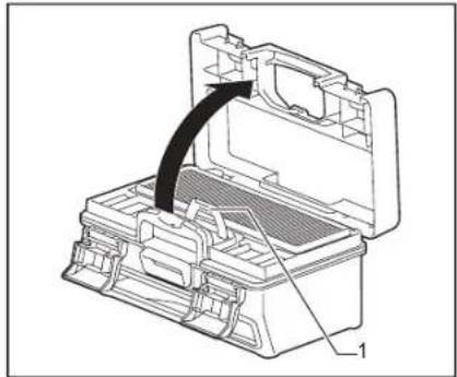 MAKITA DRC300 - Pflegen und Austauschen der Staubsammelbehälter und des Filters - 1