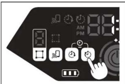 MAKITA DRC300 - Setting the OFF timer - 1