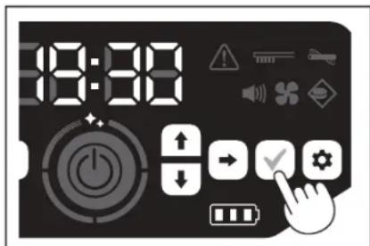 MAKITA DRC300 - Impostazione del timer di spegnimento - 2