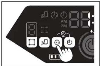 MAKITA DRC300 - De timer AAN stellen - 1