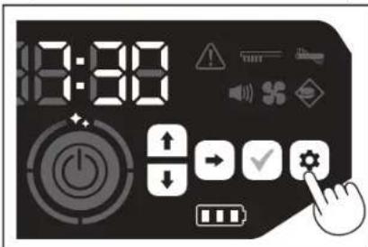 MAKITA DRC300 - Definizione di un'impostazione audio - 1