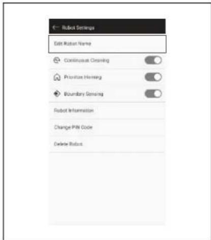 MAKITA DRC300 - AEndring af navnet pa en registraret robotstovsuger - 1