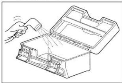 MAKITA DRC300 - Φροντία για το kουτι σκόνης και το φιλτος και αντικατάσταπ Μους - 5