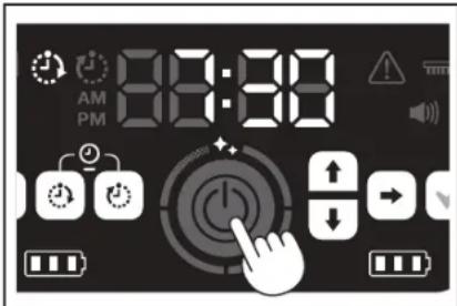 MAKITA DRC300 - Utilizzo del timer di accensione - 2