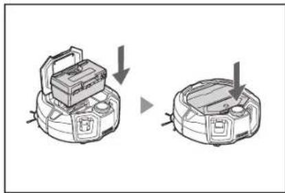 MAKITA DRC300 - Φροντία για το kουτι σκόνης και το φιλτος και αντικατάσταπ Μους - 8