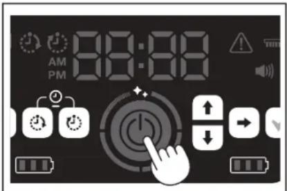 MAKITA DRC300 - How to turn on the power - 1