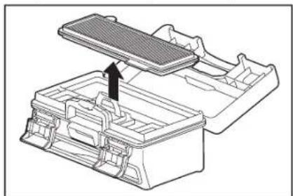 MAKITA DRC300 - Caring for and replacing the dust box and the filter - 3