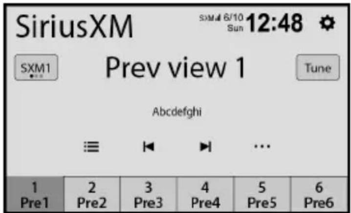 PIONEER DMHW2770NEX - Affichage du canal actuel (mode de radiodiffusion en direct) - 1