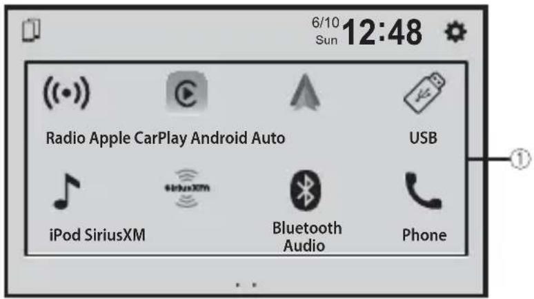PIONEER DMHW2770NEX - Écran de menu supérieur - 1